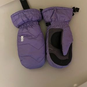 Girls winter mittens